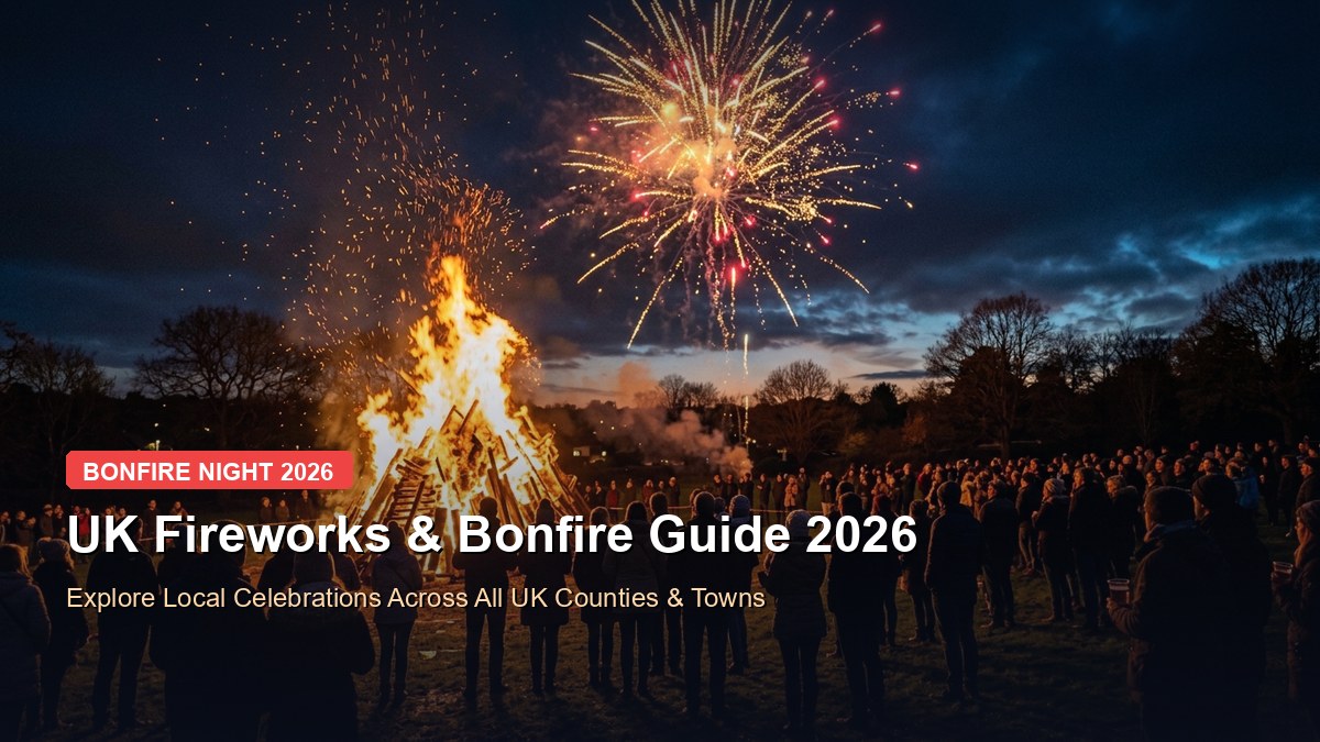 Check out Bonfire Night events in other counties